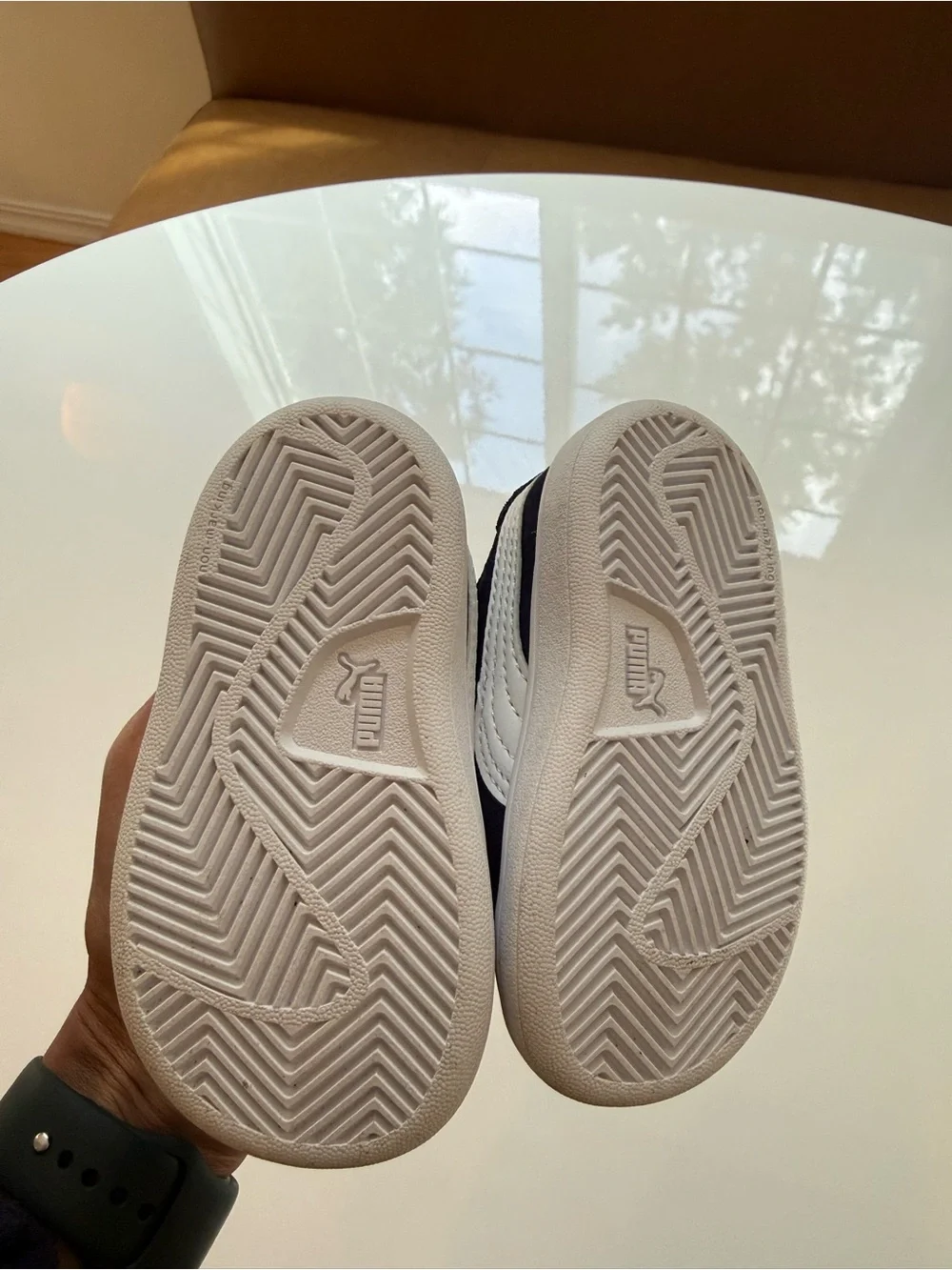 (NWOT) Puma Navy Toddler Hook-and-Loop Walker Shoes